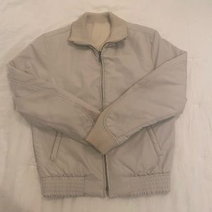 Vintage Gucci Bomber Jacket - Mens - Size 44 - Beige/Tan/Cream